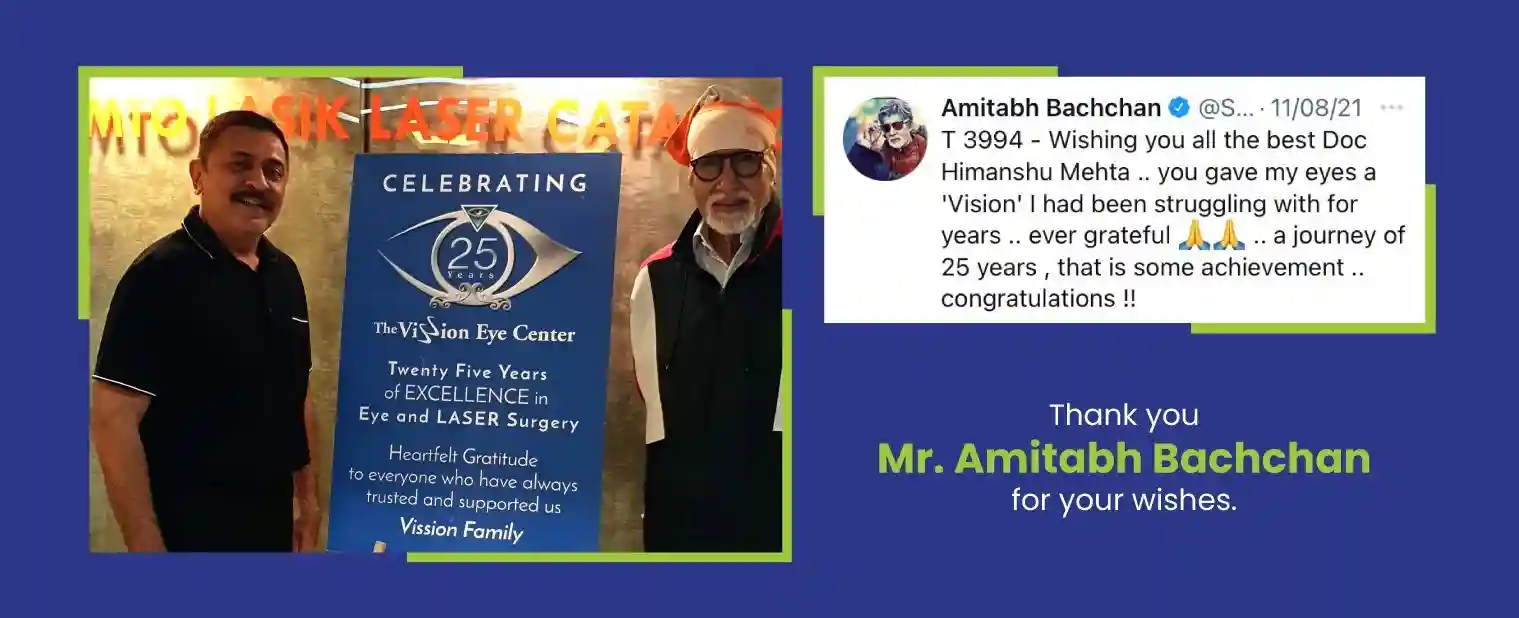 Dr Himanshu Mehta with Amitabh Bachchan