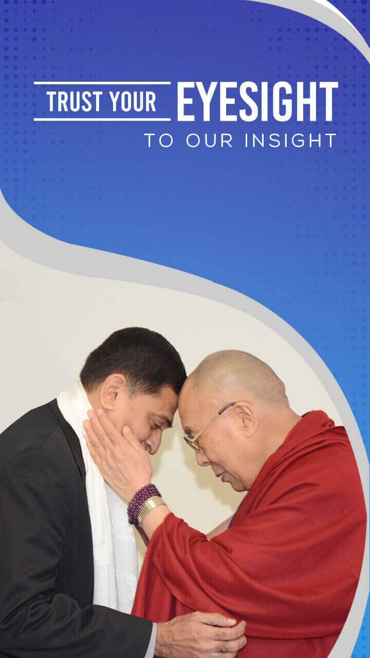 Dr. Himanshu Mehta with Dalai Lama